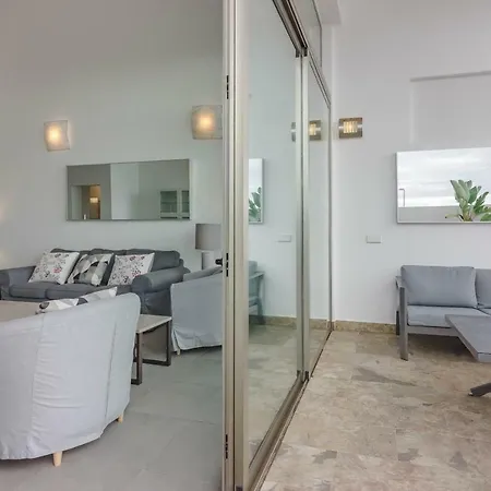 Isabella, Luxury With Heated Pool Ocean View In Adeje, Tenerife * 아데제