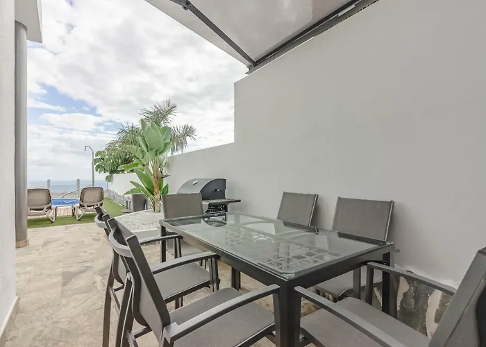 Isabella, Luxury With Heated Pool Ocean View In Adeje, Tenerife * Адехе