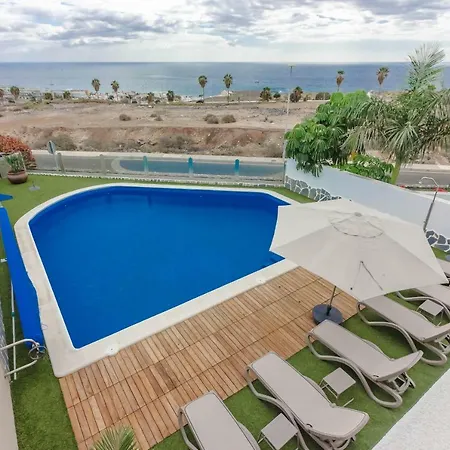 Isabella, Luxury With Heated Pool Ocean View In Adeje, Tenerife فيلة أذيخي